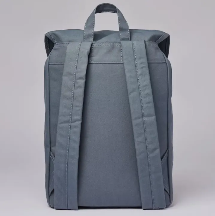 Sac à Dos Sandqvist Roald Dark Slate With Black Leather
