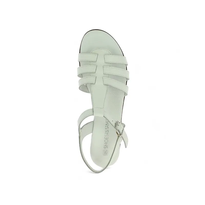 Sandales blanche tropezienne plate RUBY