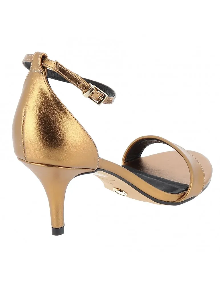 sandales gisèle talons fins medium cuir bronze 07 cm