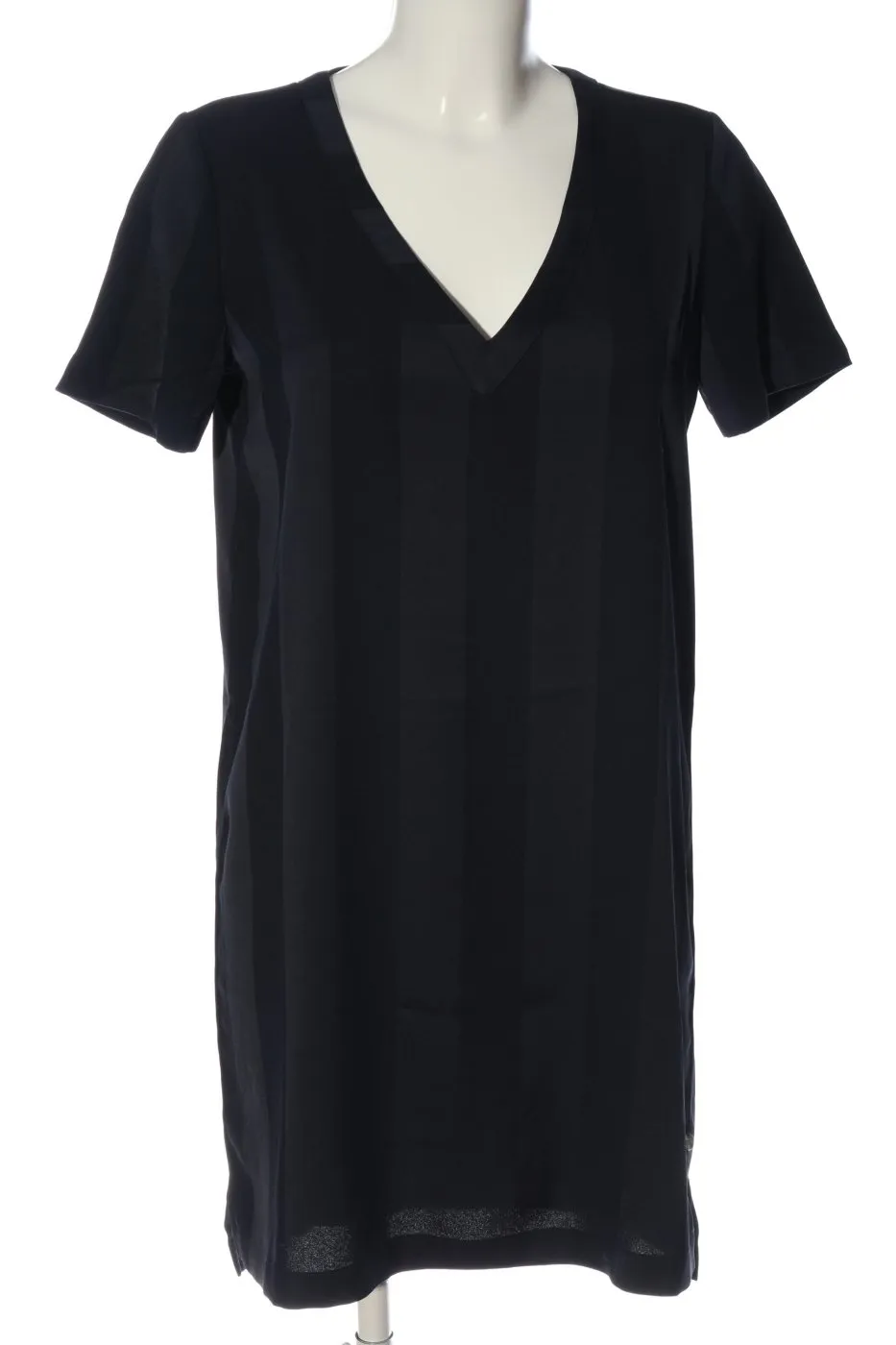 Scotch & Soda Robe à manches courtes noir motif rayé style décontracté
