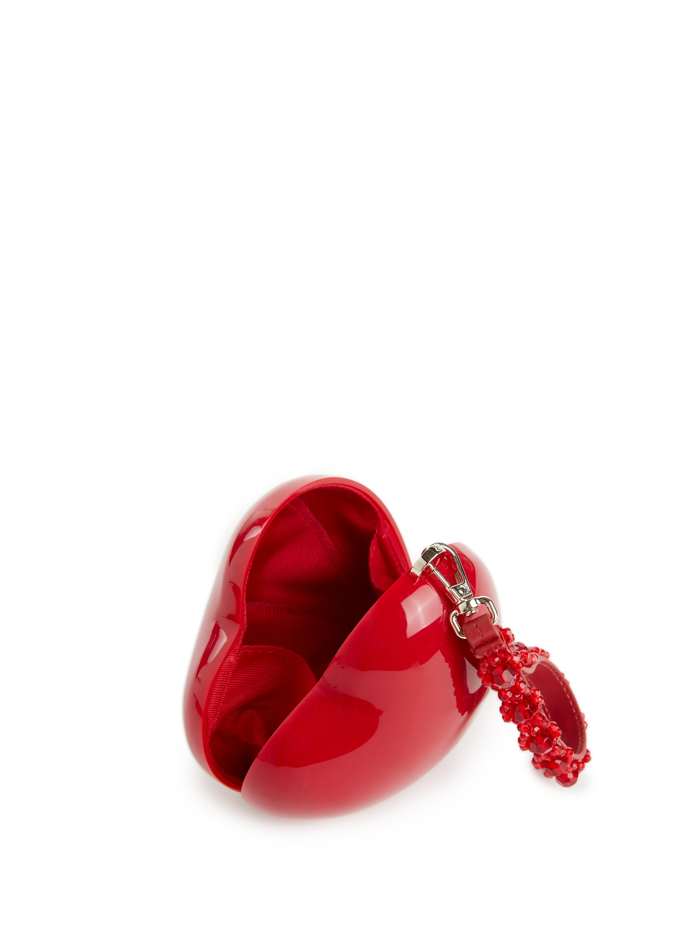 SIMONE ROCHA  Clutch en forme de coeur - Rouge