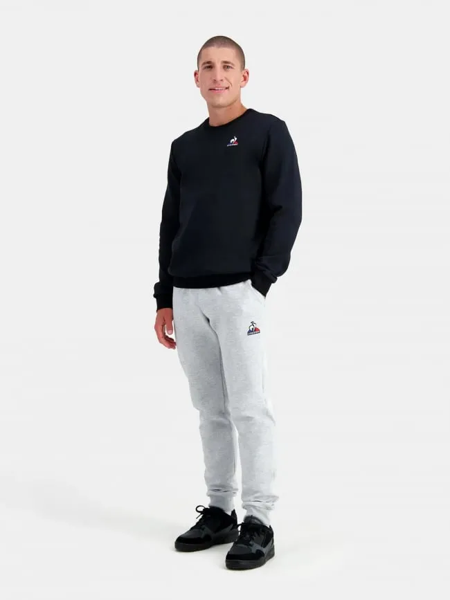 Sweat essential crew n4 noir homme - Le Coq Sportif | wimod