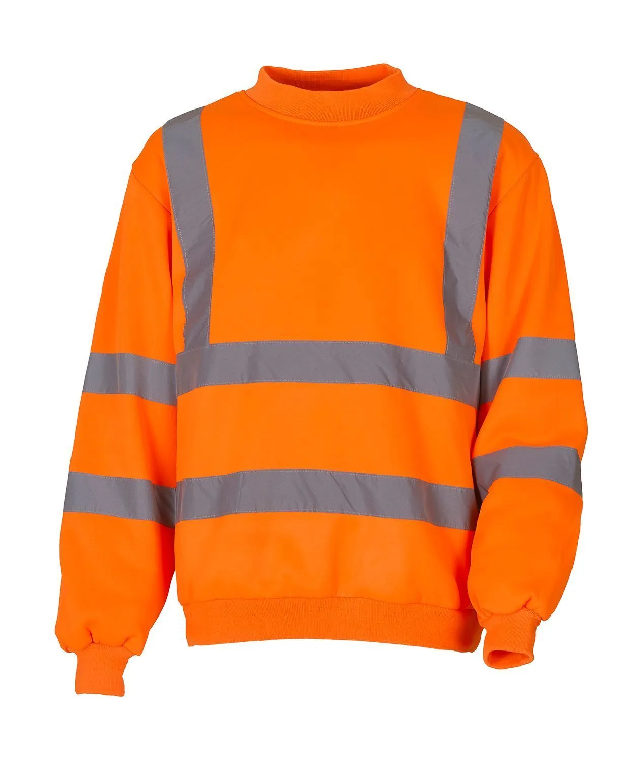 Sweat-shirt de sécurité haute visibilité orange fluo - HVJ510 