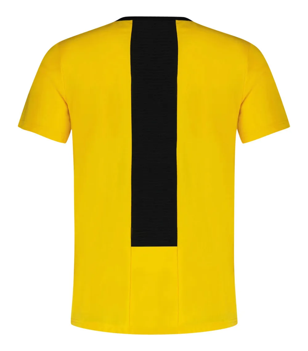 T-shirt avec manches courtes et col rond Coq Sportif jaune
