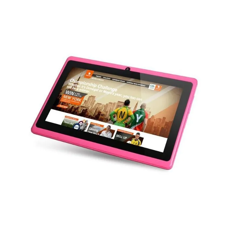 Tablette tactile Android 6.0 7" 16 Go Rose