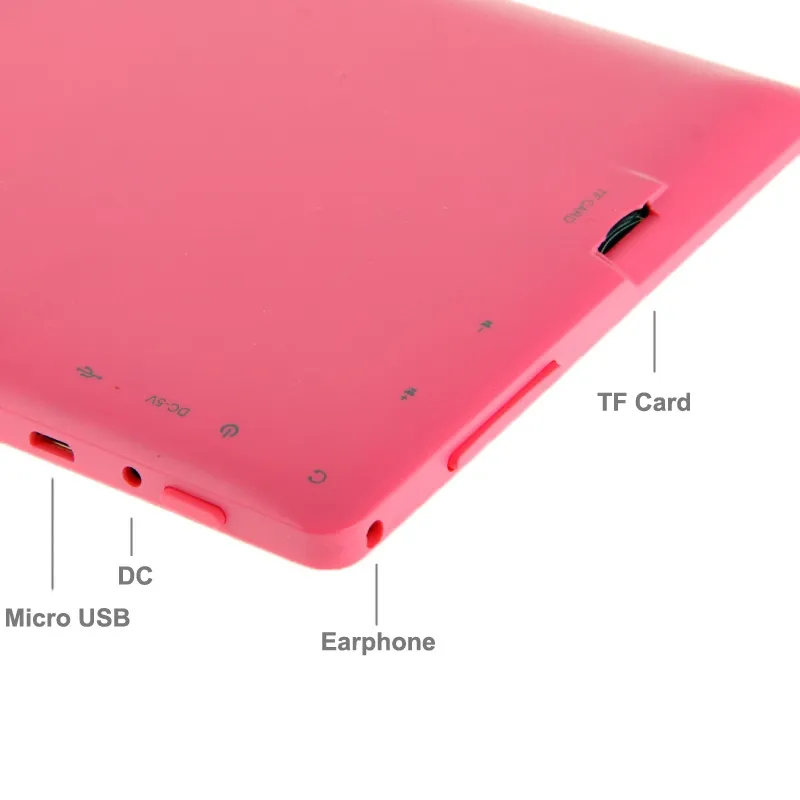 Tablette tactile Android 6.0 7" Quad Core 24 Go Rose