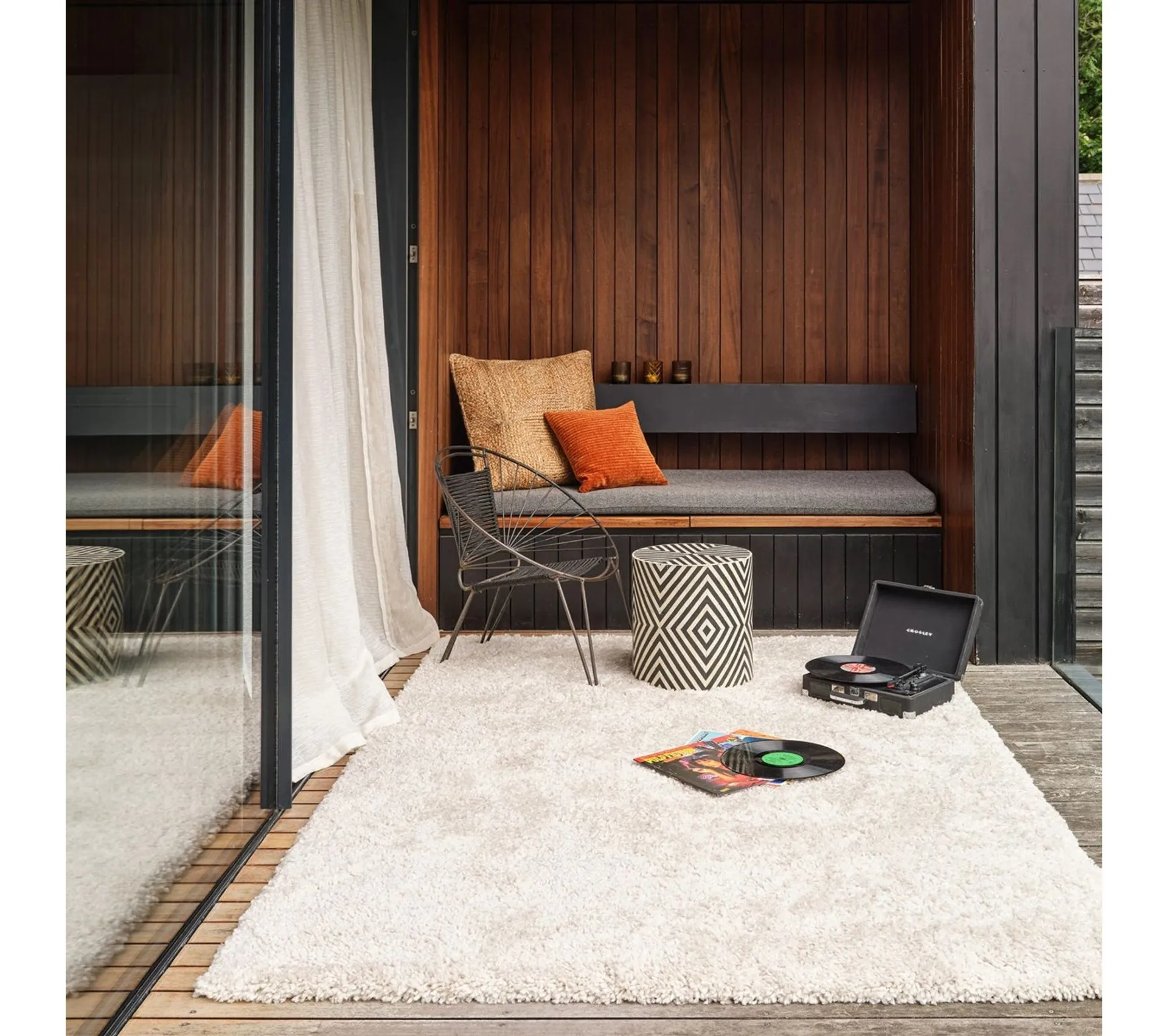 Tapis De Salon Richy En Polypropylène - Blanc Cassé - 160x230 Cm