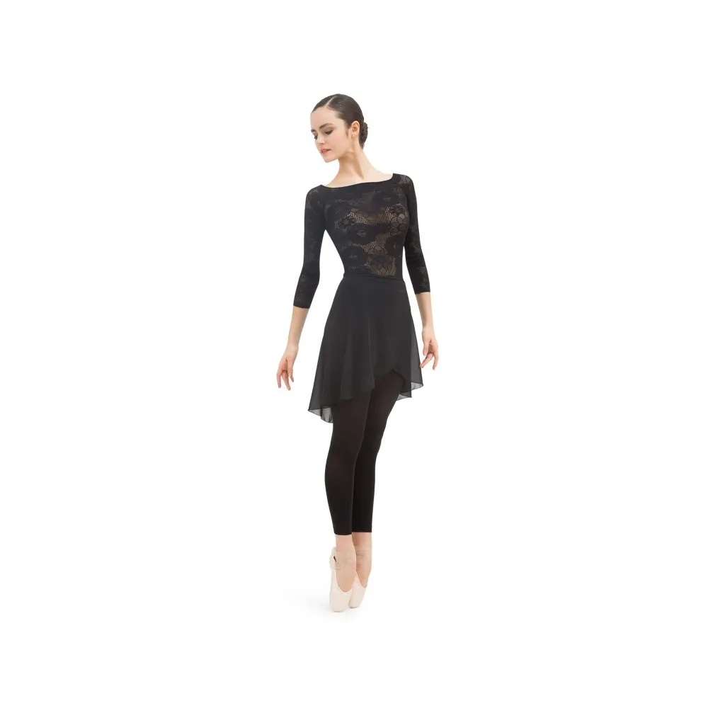Top manches longues en dentelle Rosace Repetto D0686 - FAME La Maison De La Danse