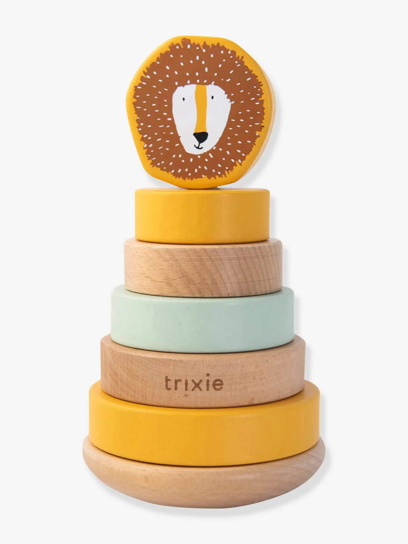 Tour à empiler en bois - TRIXIE orange - Trixie