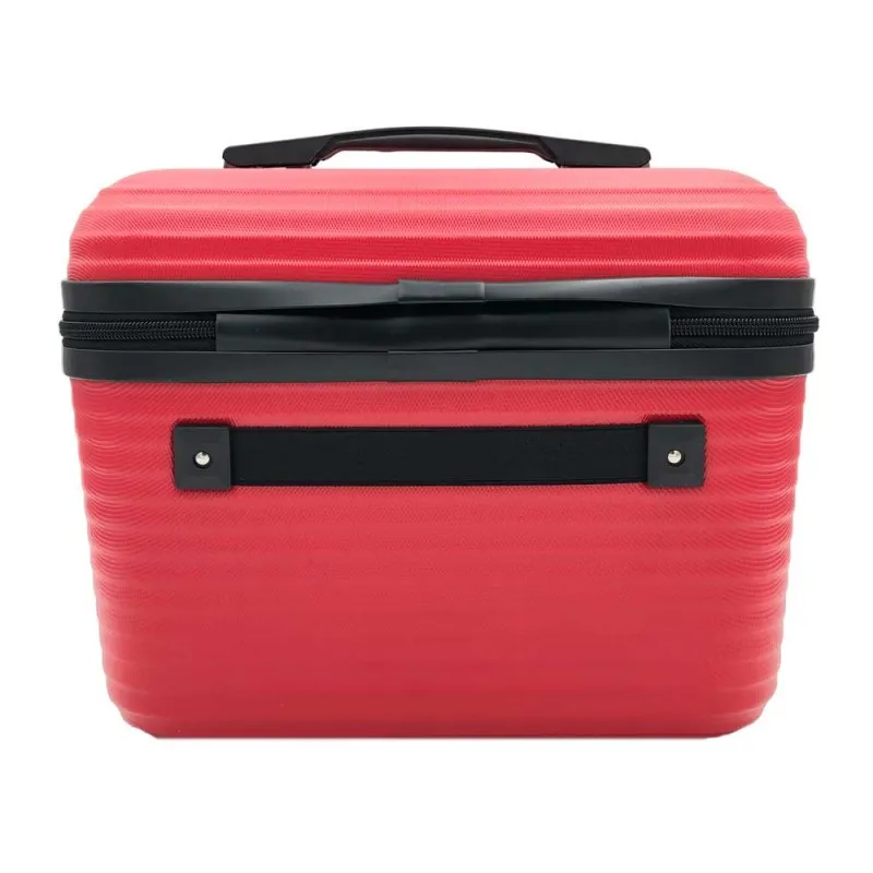 Vanity case rigide DAVIDTS "Aviator 2.0" rouge | Planetebag.com